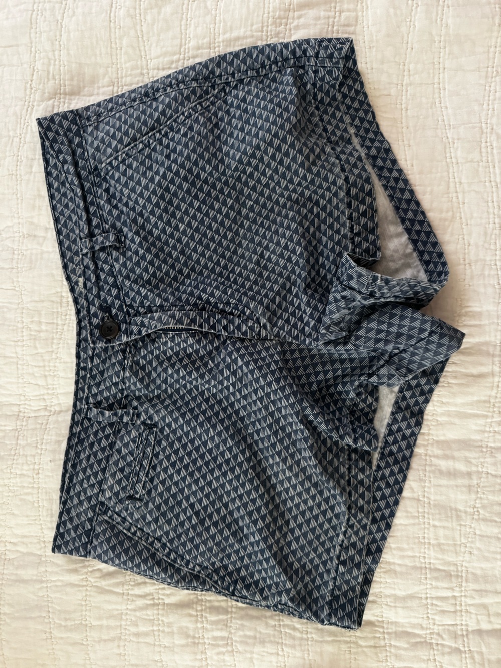 GAP Blue Geometric Print Shorts